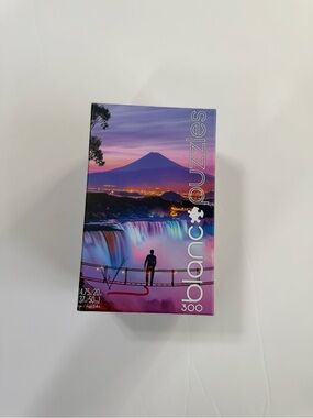Buffalo Games blanc 300‎ piece puzzle waterfall landscape mountains 14.75 x 20